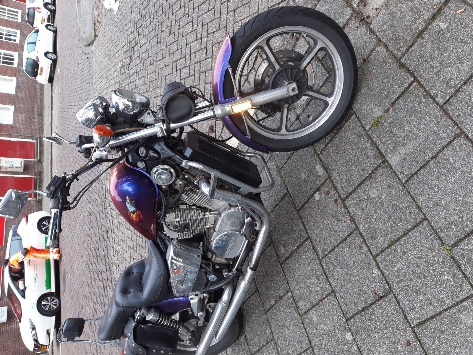 Honda Shadow VT700 Chopper - Unieke Custom Paint, Motoren, Ophalen of Verzenden