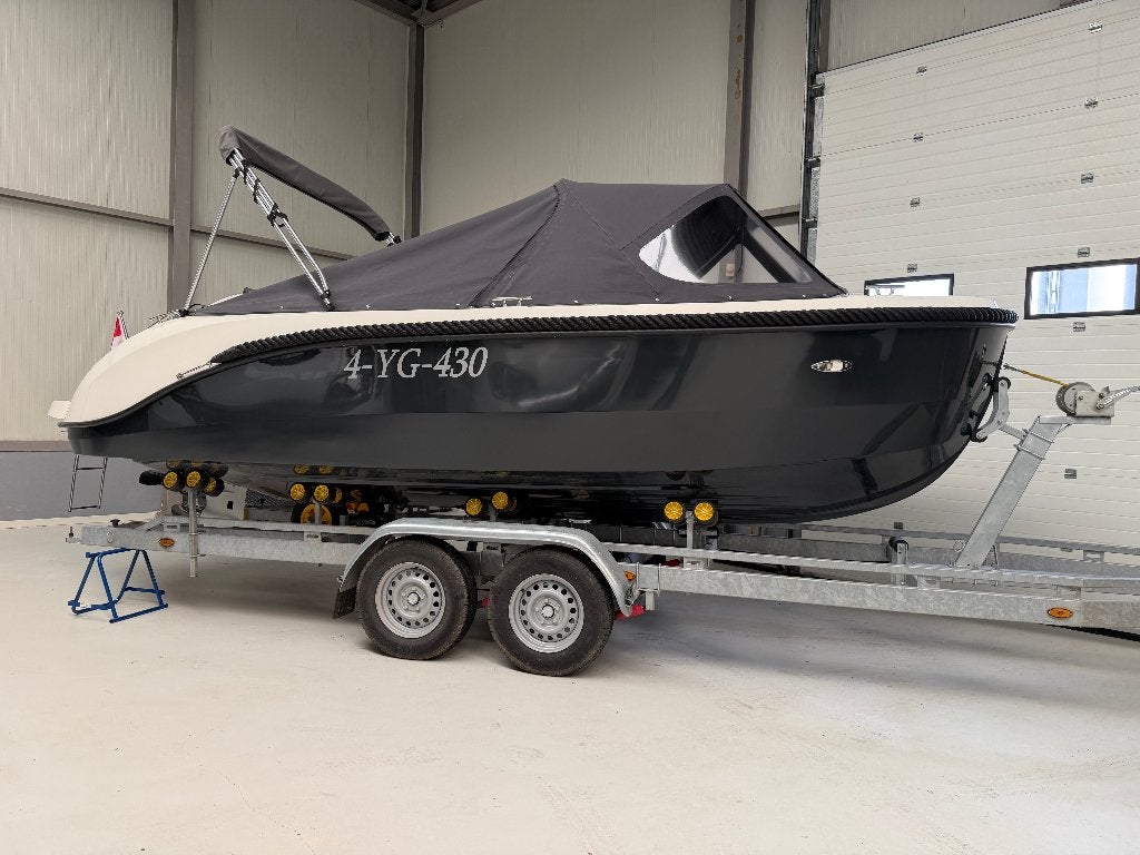 Oud Huijzer 600 Tender | Suzuki 70 PK | Zeer compleet, Tender, Rondzit, 70 pk, Ophalen of Verzenden