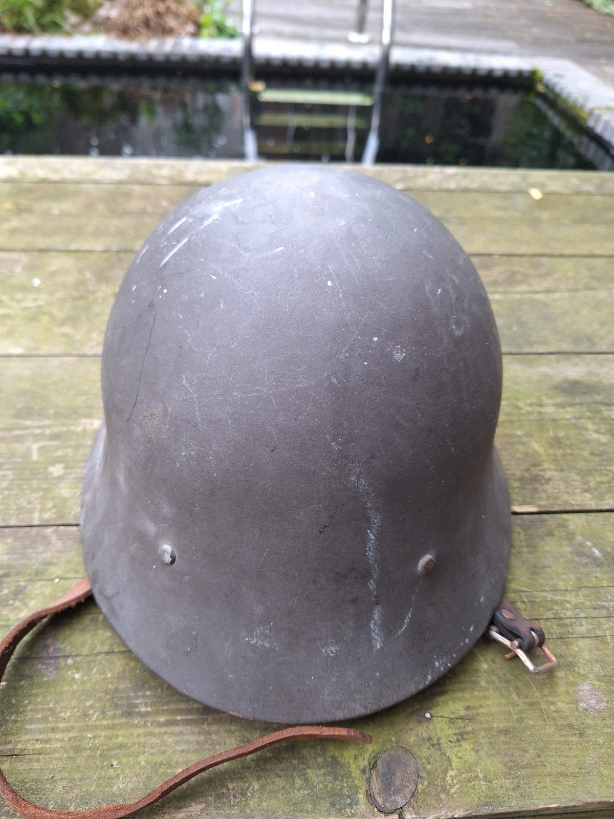 zweedse m26 helm wo2 ww2, Verzamelen, Ophalen of Verzenden, Overige gebieden, Helm of Baret