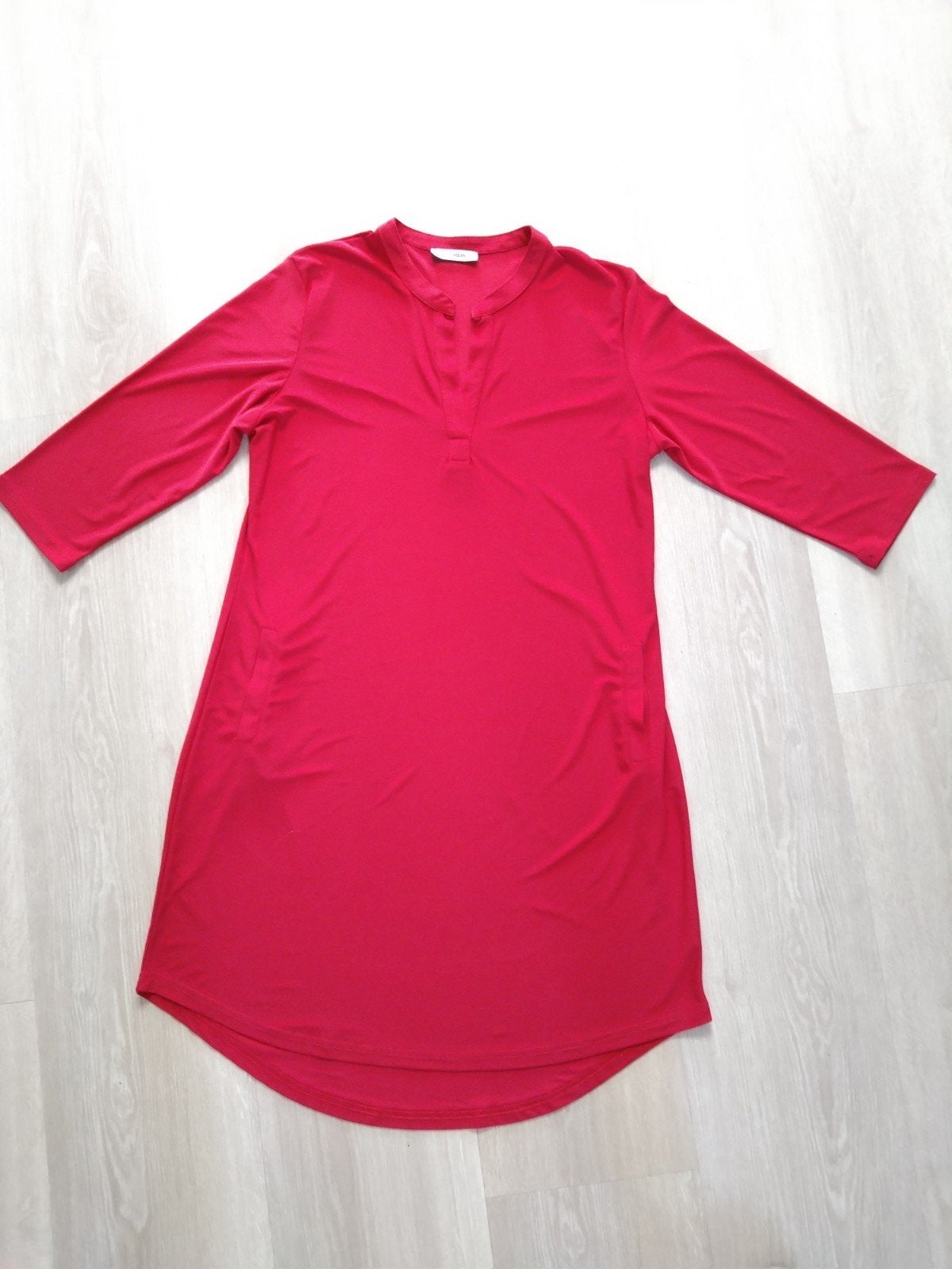 Travelstof jurk * Angelle Milan * XL=L, Angelle Milan, Maat 42/44 (L), Ophalen of Verzenden, Zo goed als nieuw