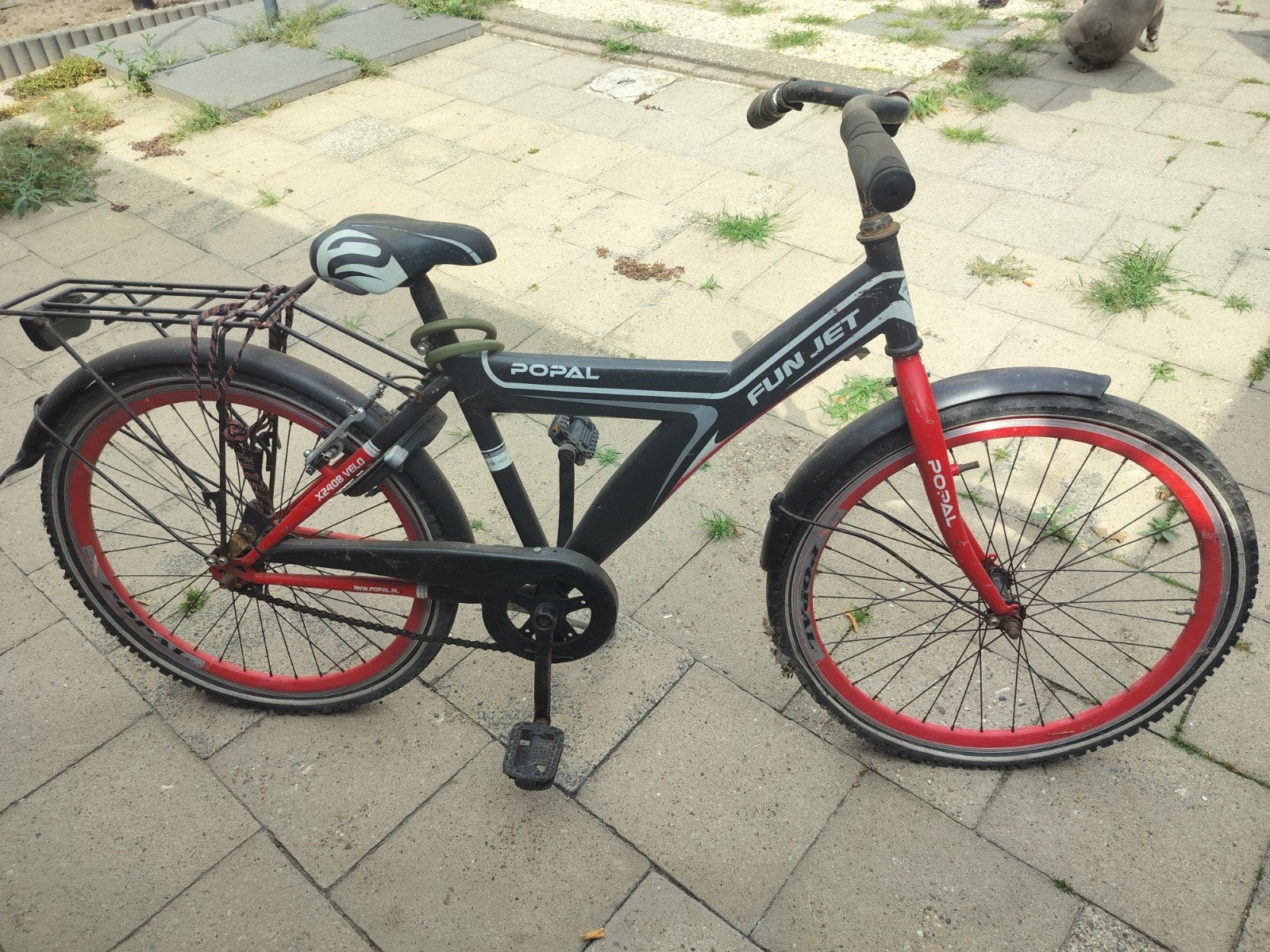 Popal Fun Jet kinderfiets - heeft wat aandacht nodig, Fietsen en Brommers, Fietsen | Heren | Herenfietsen, Ophalen, Gebruikt, Overige merken