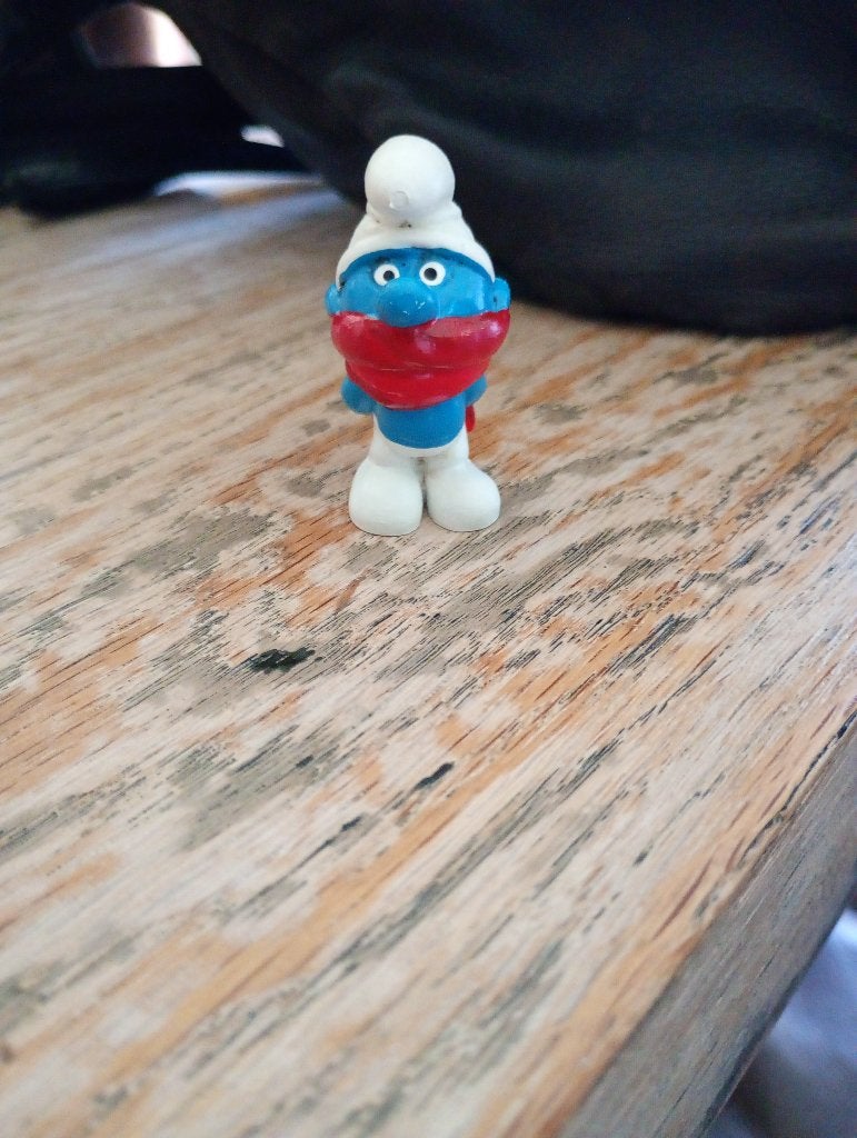 wintersmurf w germany 2, Verzamelen, Smurfen, Ophalen of Verzenden, Zo goed als nieuw, Overige Smurfen, Poppetje, Figuurtje of Knuffel