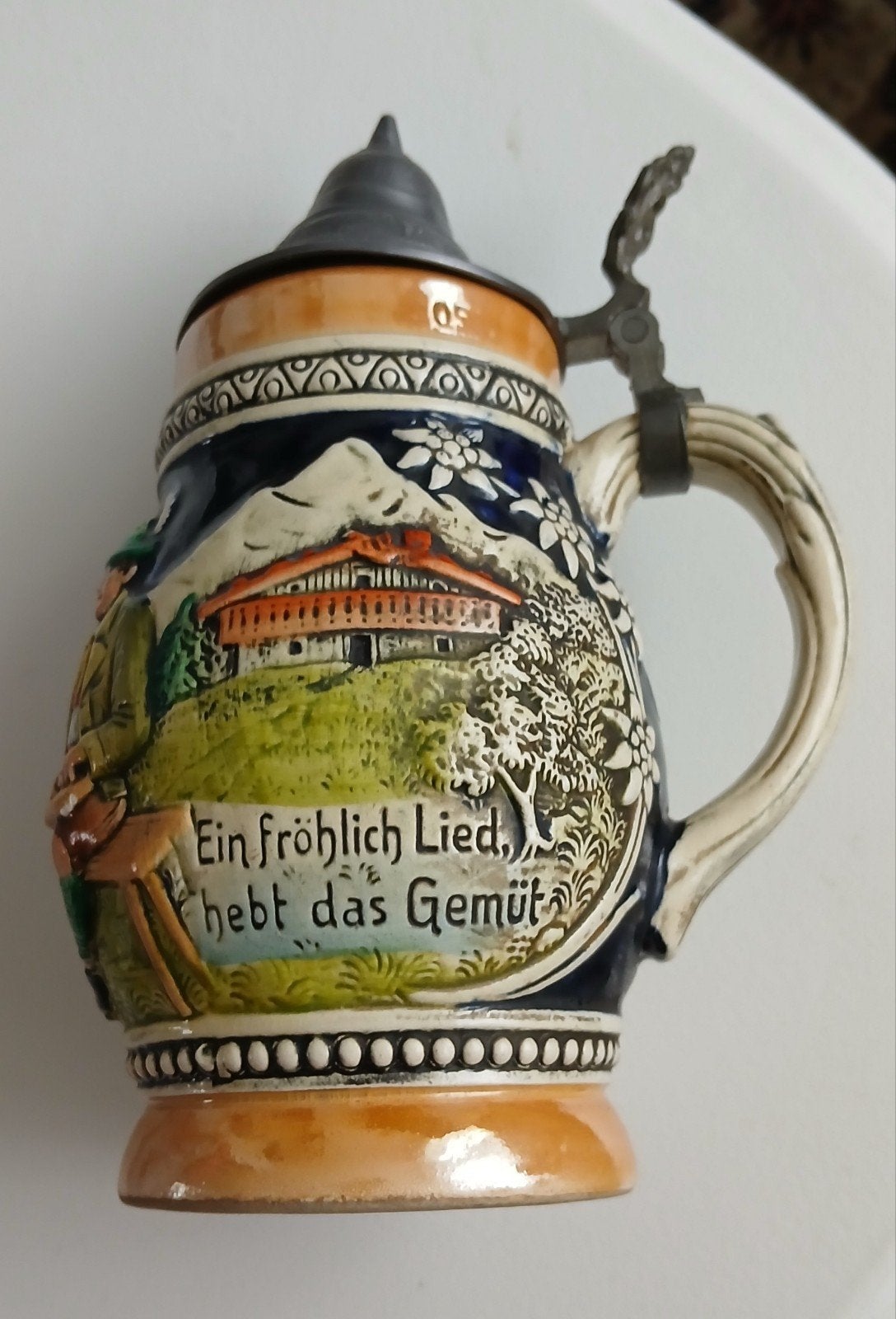 3 Duitse bierpullen vintage o.a. Eckhardt & Engler, Verzamelen, Ophalen of Verzenden, Zo goed als nieuw, Pul(len), Overige merken