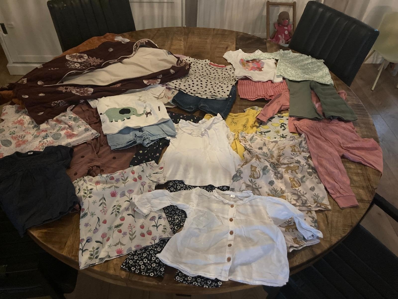 Zomer kledingpakket meisje maat 74/80 incl. slaapzak, Ophalen of Verzenden, Gebruikt, Meisje