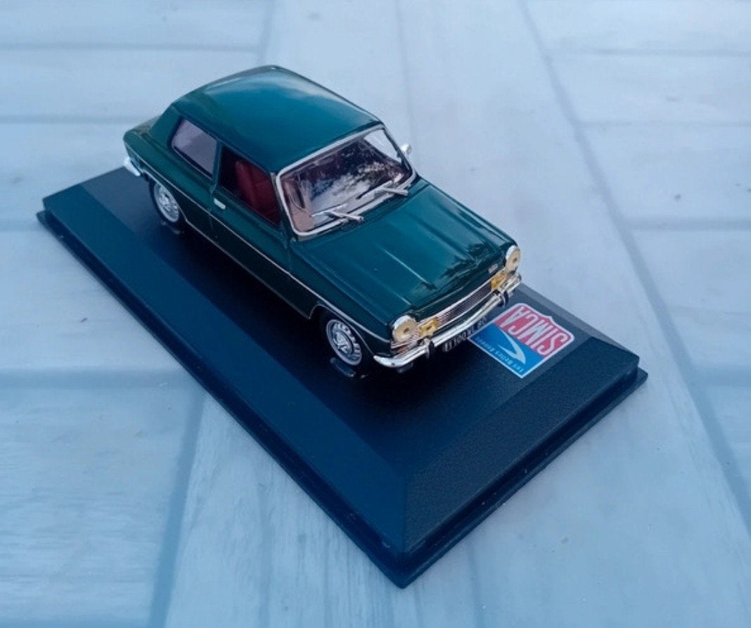 Simca 1100 Special 3-deurs groen 1970 1:43 in vitrinedoosje, Ophalen of Verzenden, Nieuw, Auto, Overige merken