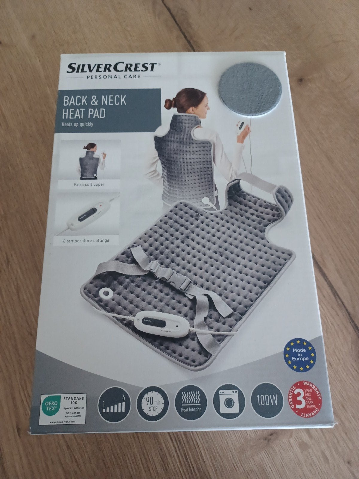 SilverCrest Warmtekussen Rug & Nek - Zacht & Verwarmend, Ophalen of Verzenden, Zo goed als nieuw, Overige typen