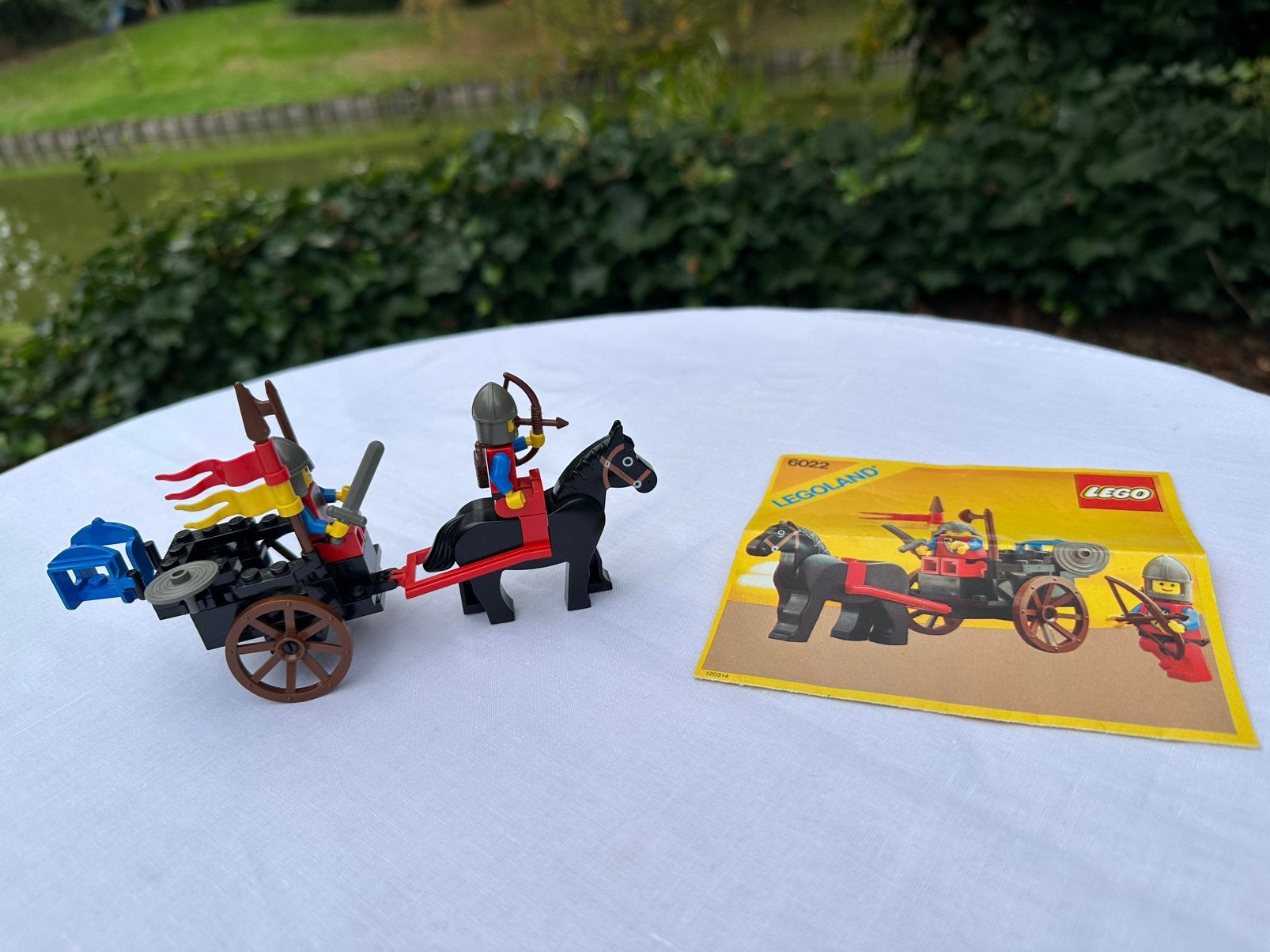Vintage ridder lego 6022 compleet + handleiding, Kinderen en Baby's, Ophalen of Verzenden, Zo goed als nieuw