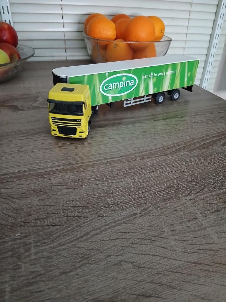 Daf xf van Campina van lion car 1.50, Ophalen of Verzenden, Bus of Vrachtwagen, Lion Toys