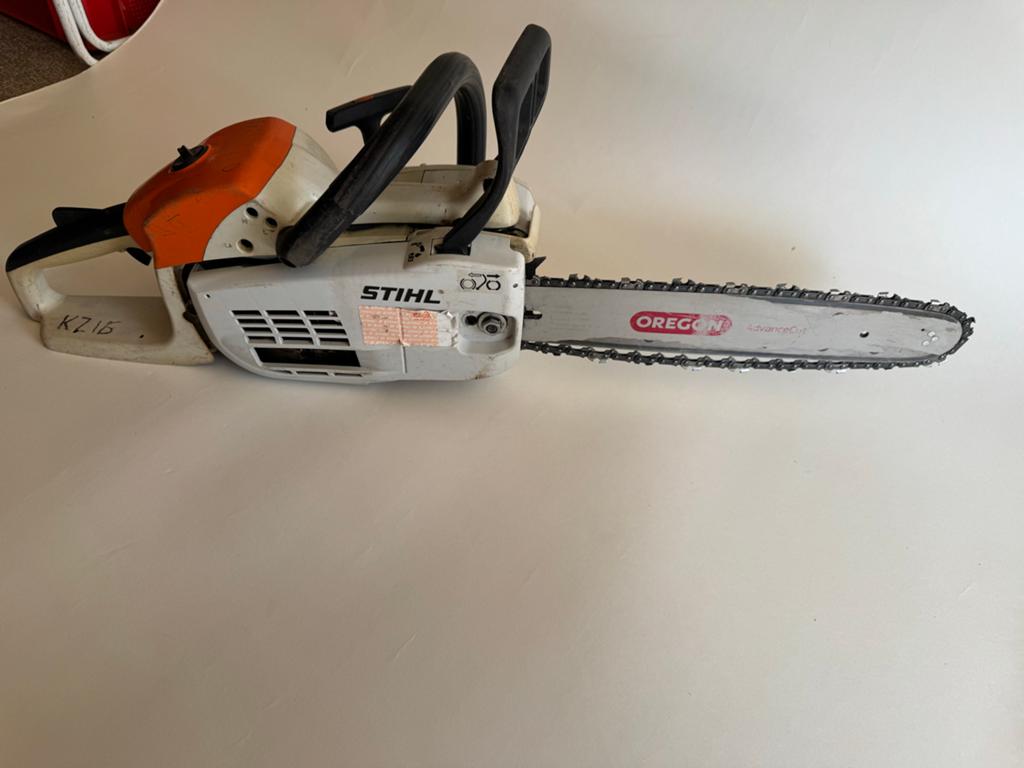Stihl MS 201 Kettingzaag - Gebruikt, Goede Staat, Gebruikt, 70 mm of meer, Kettingzaag, Ophalen of Verzenden