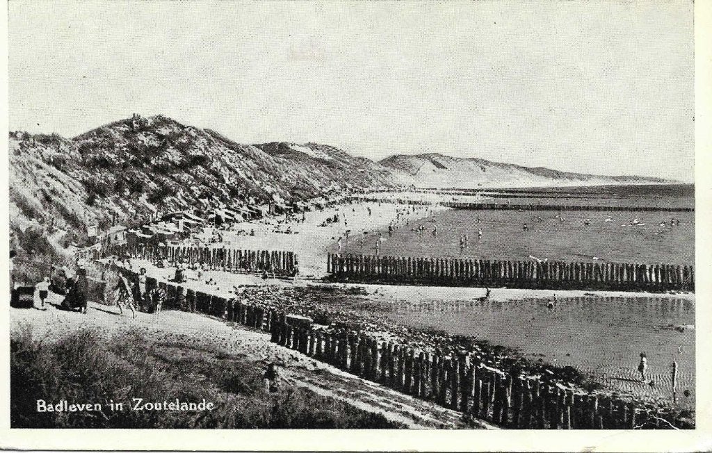 Zoutelande- -Badleven., Verzenden, 1940 tot 1960, Gelopen, Zeeland