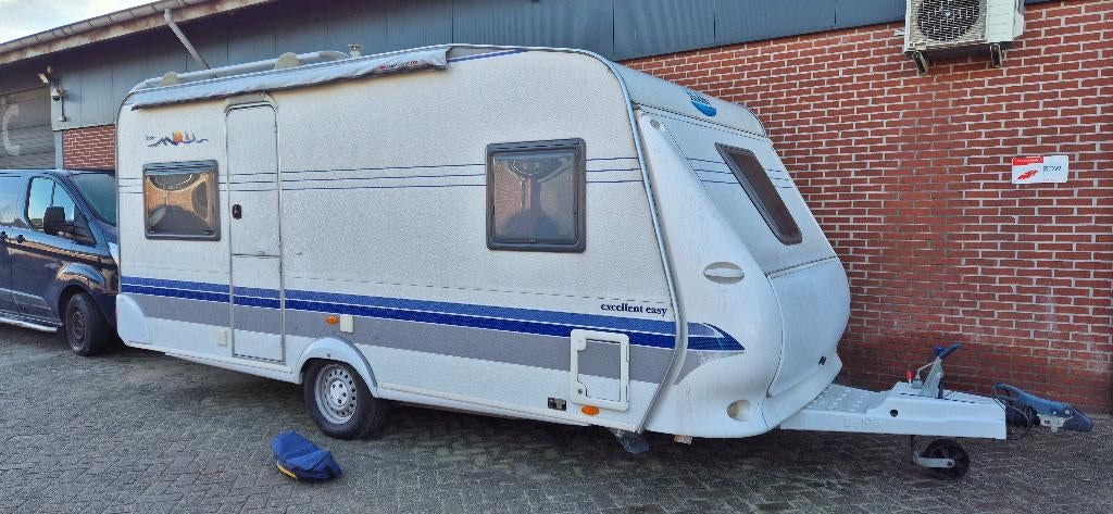 Hobby 460 UFE Excellent easy, Caravans en Kamperen, Caravans, Rondzit, Hobby, Particulier, Vast bed