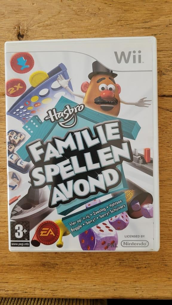Nintendo Wii Hasbro Familie Spellen Avond, Spelcomputers en Games, Games | Nintendo Wii, 3 spelers of meer, Ophalen of Verzenden