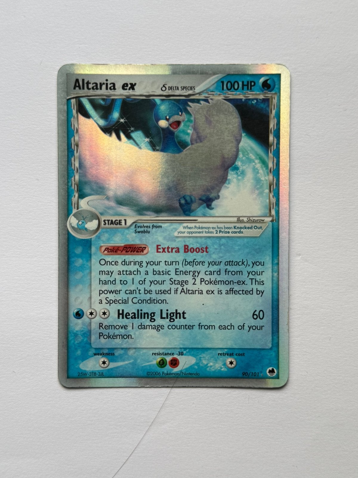 Pokémon Altaria ex Delta Species 90/101 –EX Dragon Frontiers, Hobby en Vrije tijd, Verzamelkaartspellen | Pokémon, Ophalen of Verzenden