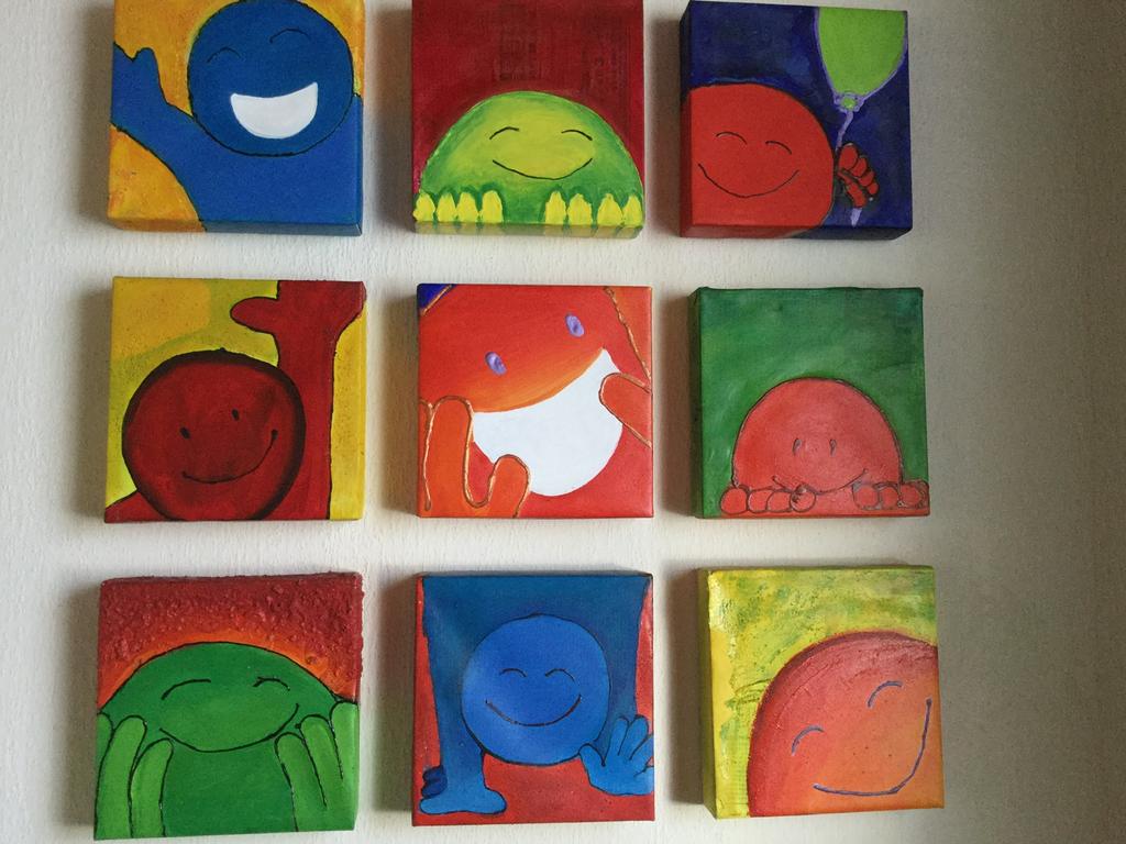 Schilderijtjes van Antonetta Eilers, Ophalen, Minder dan 50 cm, Gebruikt, Oorspronkelijke maker