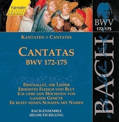Bach Cantatas BWV172-175 BachEnsemble Rilling Hanssler Nieuw, Ophalen of Verzenden, Classicisme, Nieuw in verpakking, Kamermuziek
