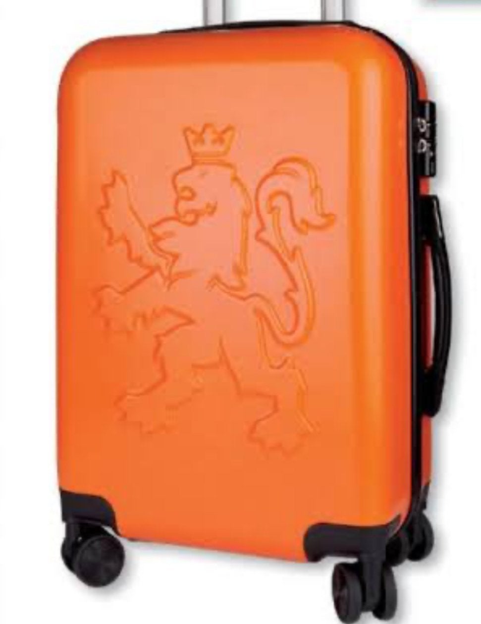 Oranje Handbagage Trolley met Leeuw, 40 tot 60 cm, Gebruikt, 20 tot 30 cm, Oranje