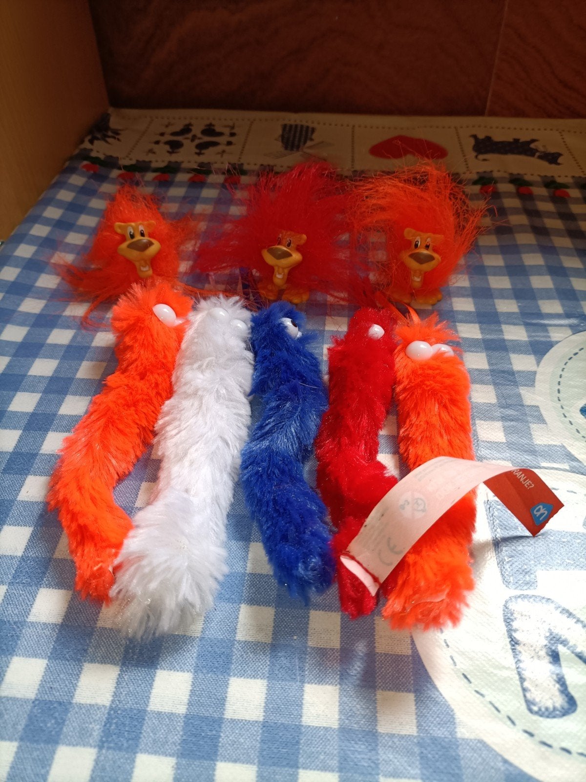 3 welpies en 5 beesies Albert Heijn oranje, Ophalen of Verzenden