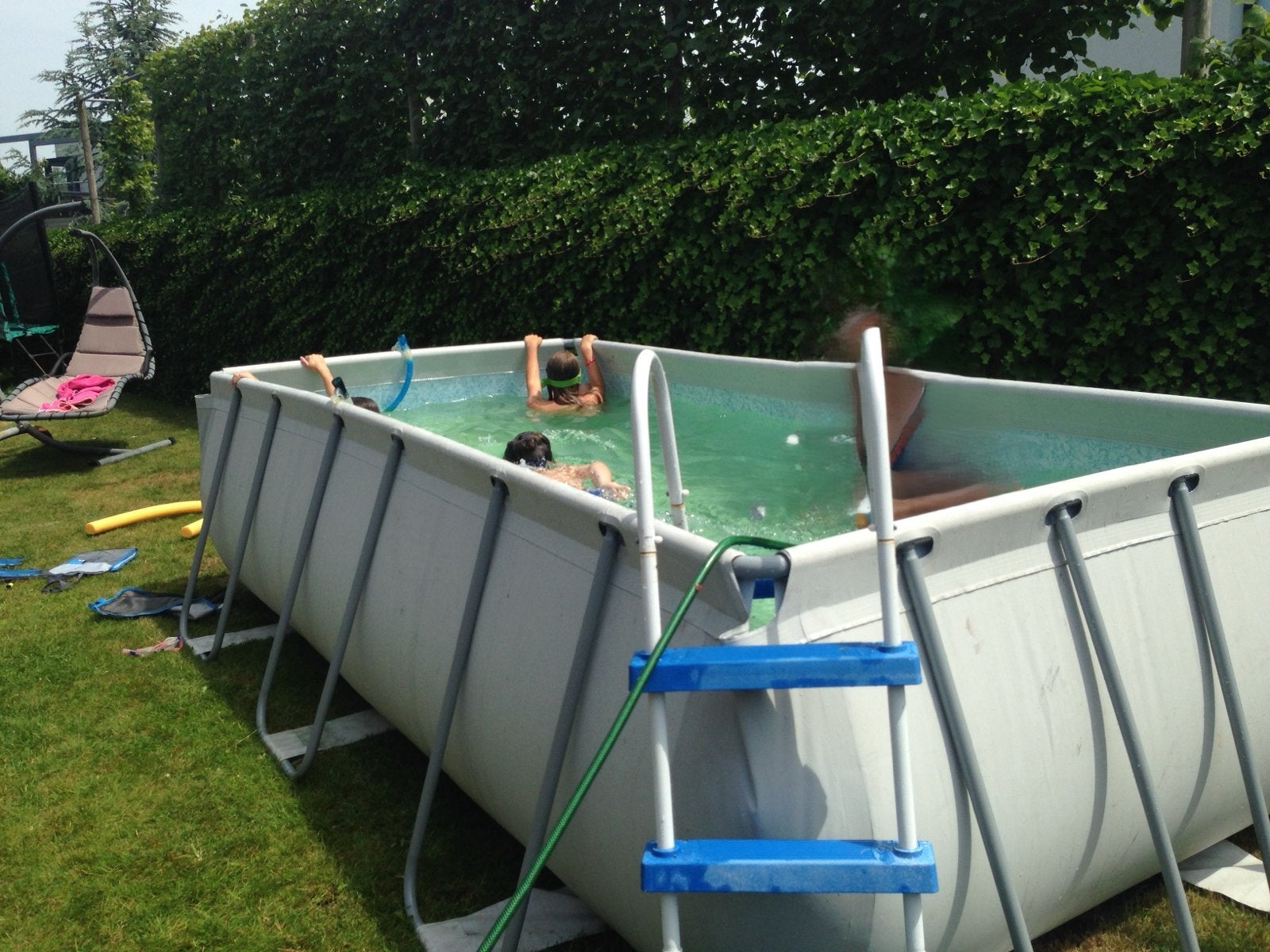 Zwembad 4x2x1m - Ideaal voor de zomer!, Ophalen, Gebruikt, 200 tot 300 cm, 80 tot 120 cm