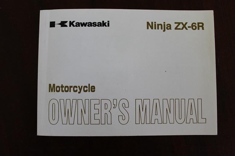 Kawasaki Ninja ZX-6R 2001 motorcycle owner's manual ZX636-A1, Ophalen of Verzenden, Kawasaki