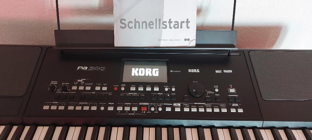 KORG PA300 MET 32MB RAM SAMPLER, Muziek en Instrumenten, Keyboards, Ophalen, 61 toetsen, Korg, Zo goed als nieuw