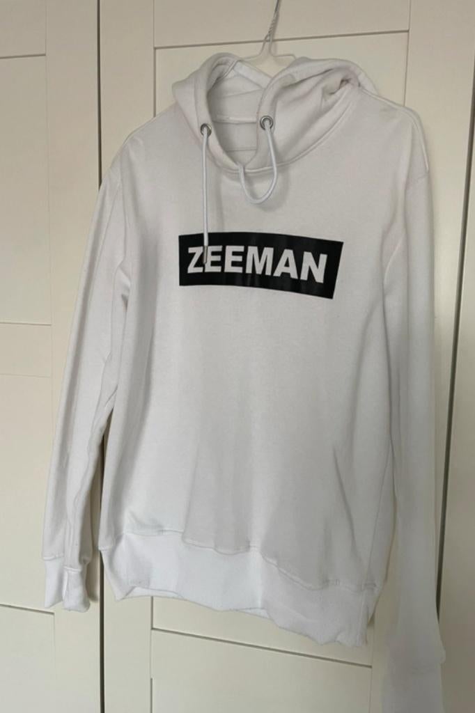 Zeeman hoodie trui sweater wit witte XS, Kleding | Heren, Verzenden, Gedragen, Maat 46 (S) of kleiner, Wit