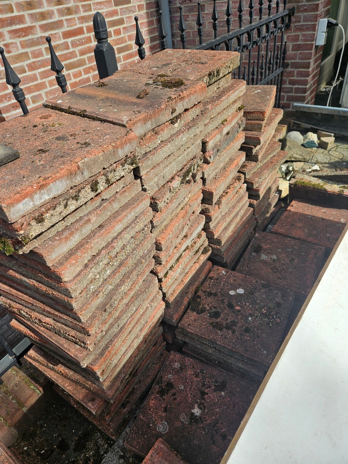 bestrating, Ophalen, Gebruikt, Overige materialen