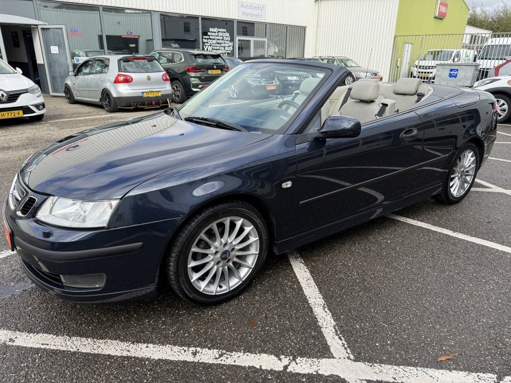Saab 9-3 Cabrio 2.0t Vector, Auto's, Automaat, Gebruikt, Beige, 4 cilinders