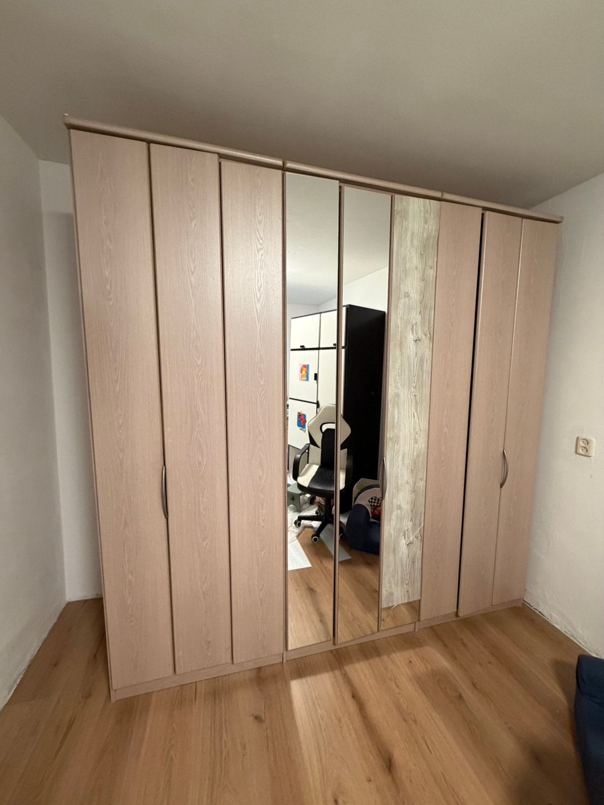 Kledingkast, Huis en Inrichting, Kasten | Kledingkasten, Ophalen, Gebruikt, 200 cm of meer, 200 cm of meer