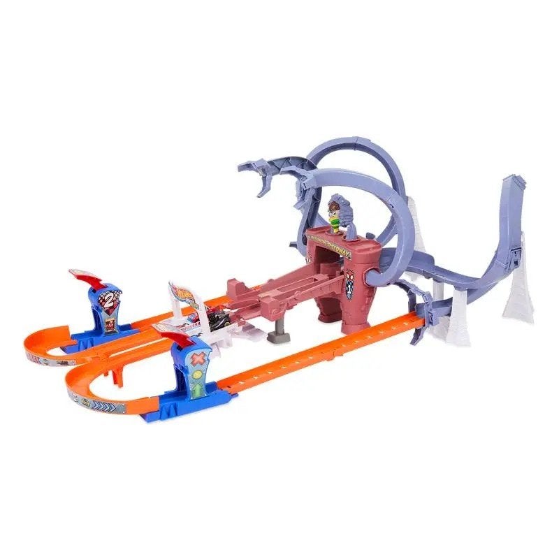 Hot Wheels Racerverse Spider-Man racebaan, Ophalen of Verzenden, Hot Wheels, Racebaan, Gebruikt
