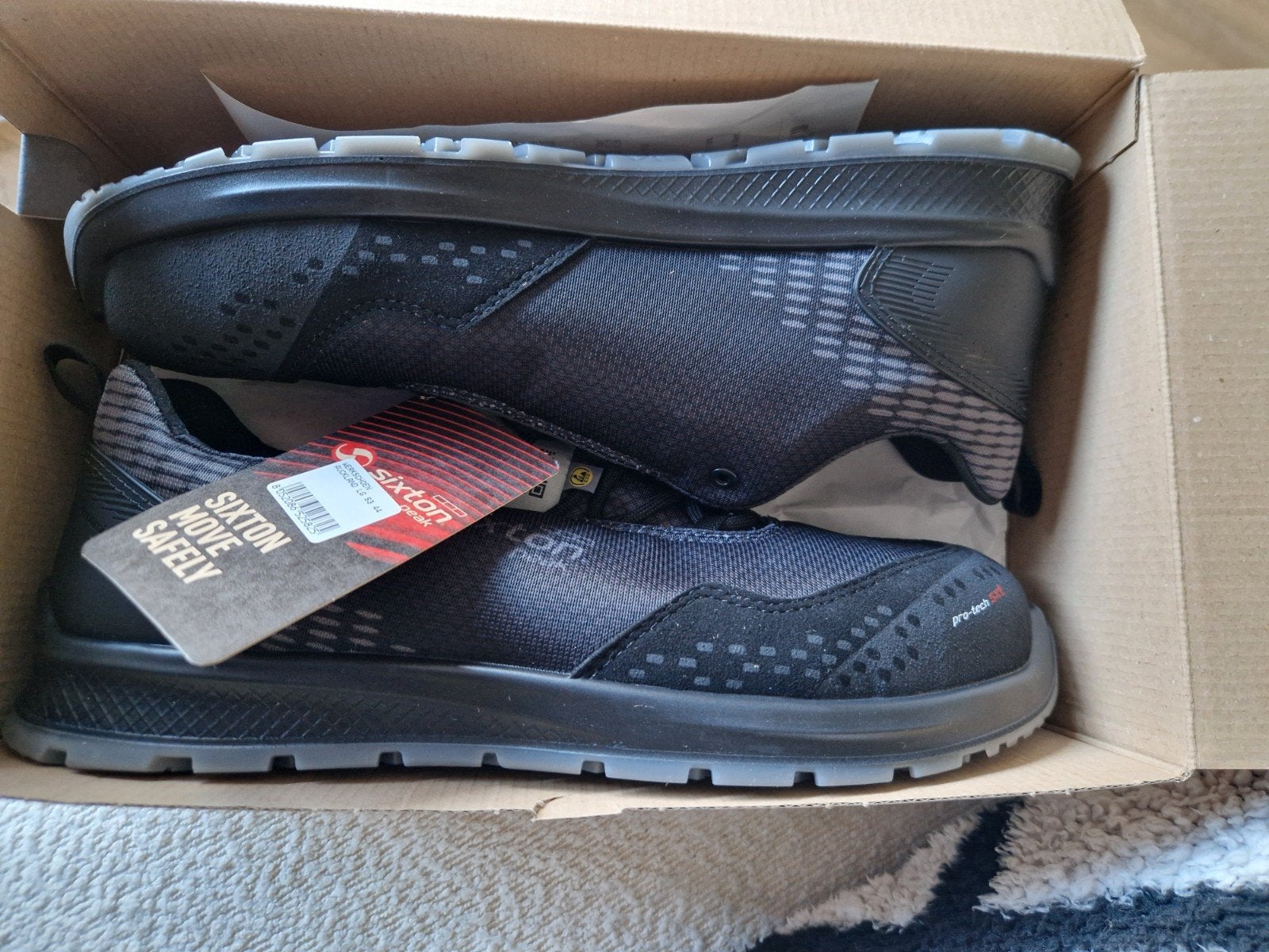 Sixton Peak veiligheidsschoenen - Maat 44 - Nieuw in doos, Ophalen, Zwart, Sixton Peak, Nieuw