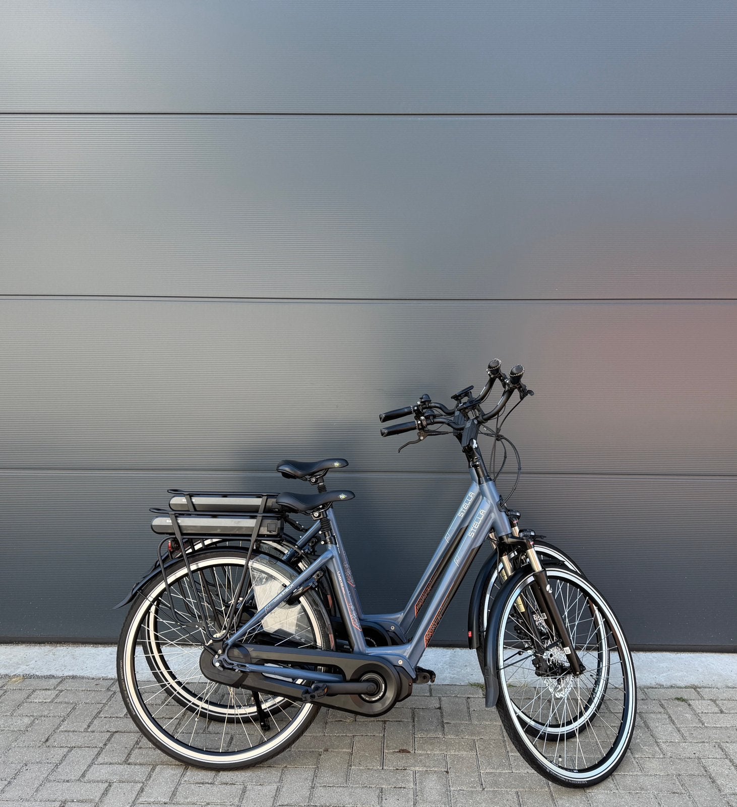 Set Stella Livorno middenmoter elektrische fietsen 400WH, Ophalen, Zo goed als nieuw, Overige merken