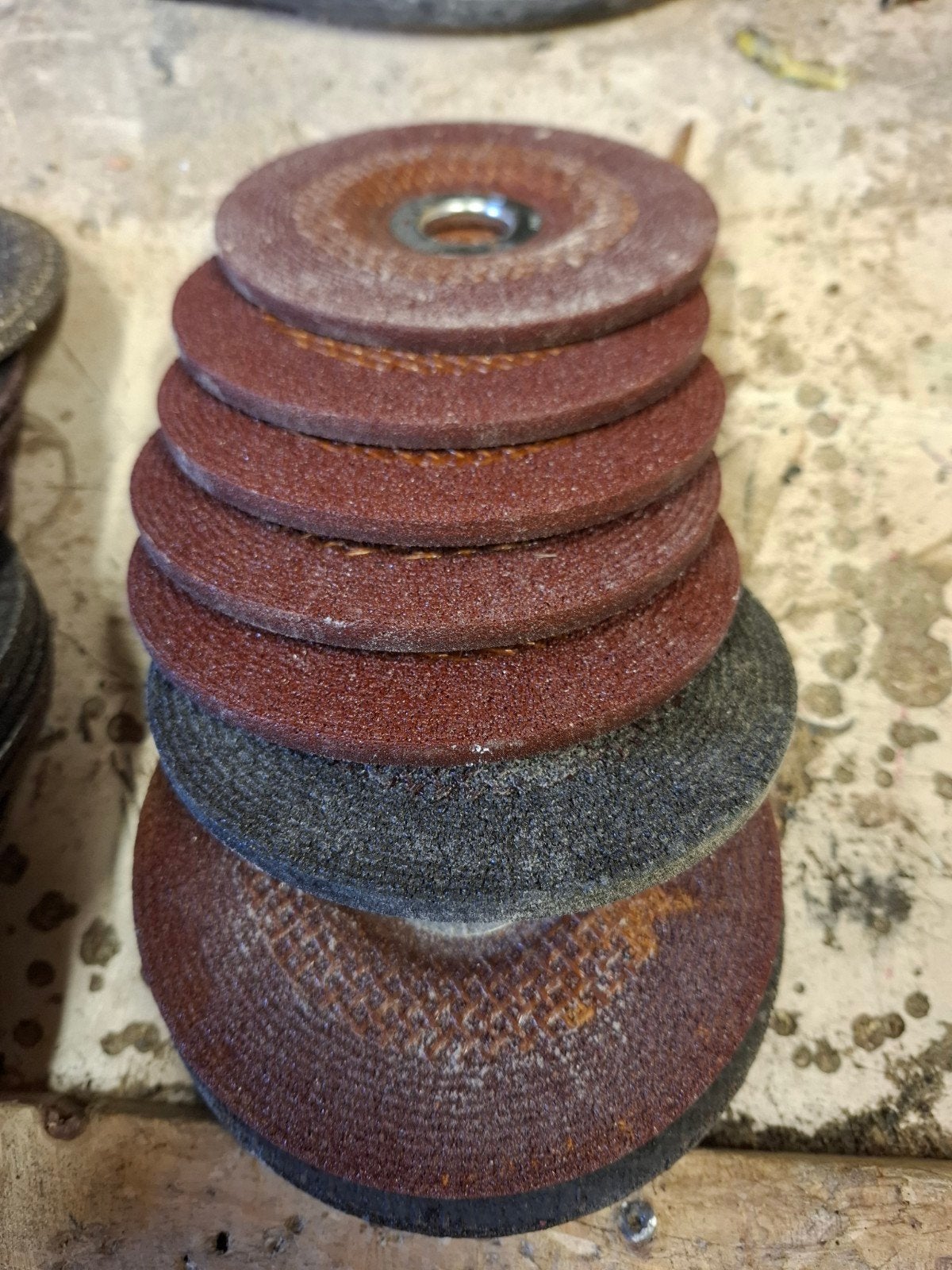 Slijpschijven 125mm voor haakse slijper - Diverse soorten, Ophalen of Verzenden, Gebruikt, Haakse handslijpmachine