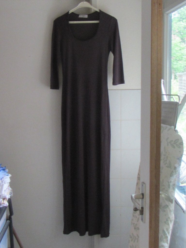 2x  lange avondjurk galajurk, les Petites, made in France, Kleding | Dames, Maat 38/40 (M), Galajurk, Paars, Ophalen of Verzenden