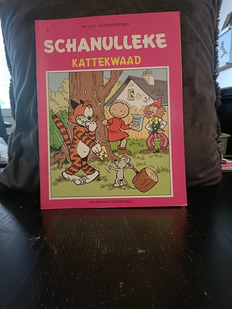Schanulleke Kattekwaad Deel 1 stripboek, Eén stripboek, Ophalen of Verzenden, Gelezen, Willy Vandersteen