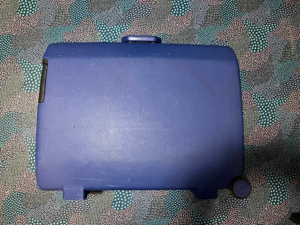 Samsonite Koffer - Blauw, Hard Kunststof, Gebruikt, Gebruikt, Hard kunststof, 45 tot 55 cm, Ophalen of Verzenden