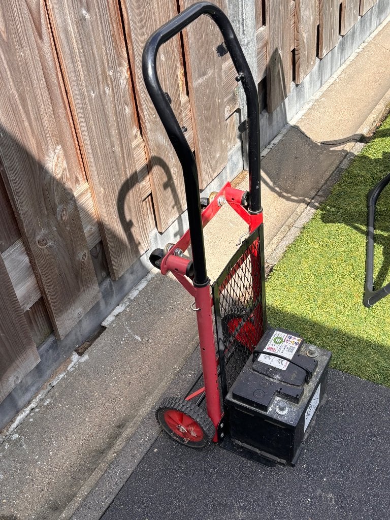 Steekwagentje, 100 liter of meer, Ophalen of Verzenden, Gebruikt, Steekwagen