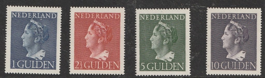 346-349  1946  Kon. Wilhelmina MLH, Postzegels en Munten, Postzegels | Nederland, Ophalen of Verzenden, Na 1940, Postfris