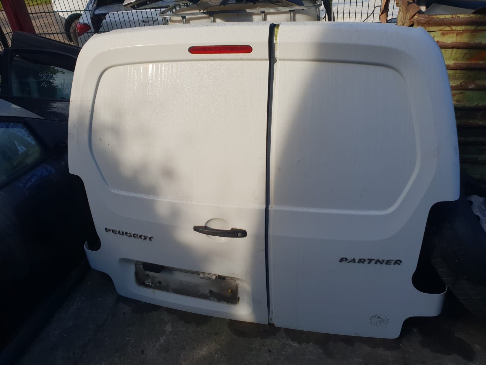 PEUGEOT PARTNER ACHTER PORTIEREN  BJ 2008 TOT 2018, Gebruikt, -, Ophalen of Verzenden, Achter