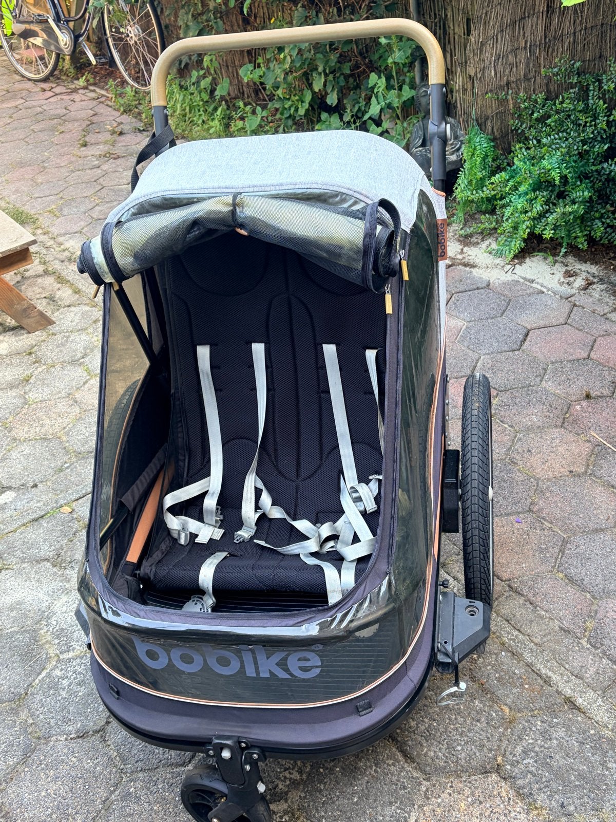 Bobike fietskar/wandelwagen - Zo goed als nieuw, Ophalen, Opvouwbaar, 20 tot 40 kg, Zo goed als nieuw