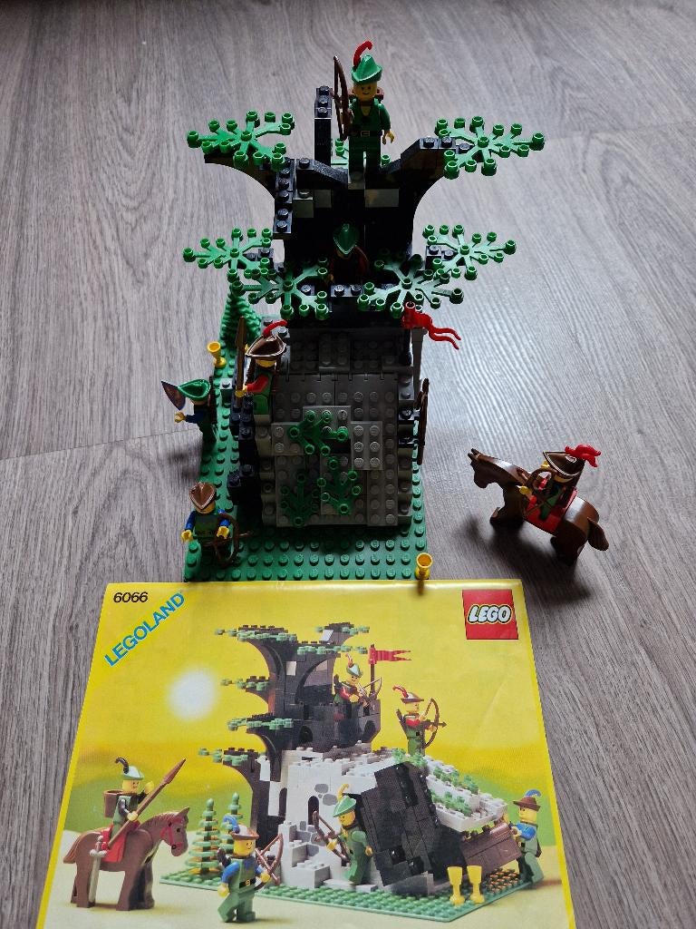 Lego 6066 Legoland, Bos verstopplaats, Ophalen, Gebruikt, Lego