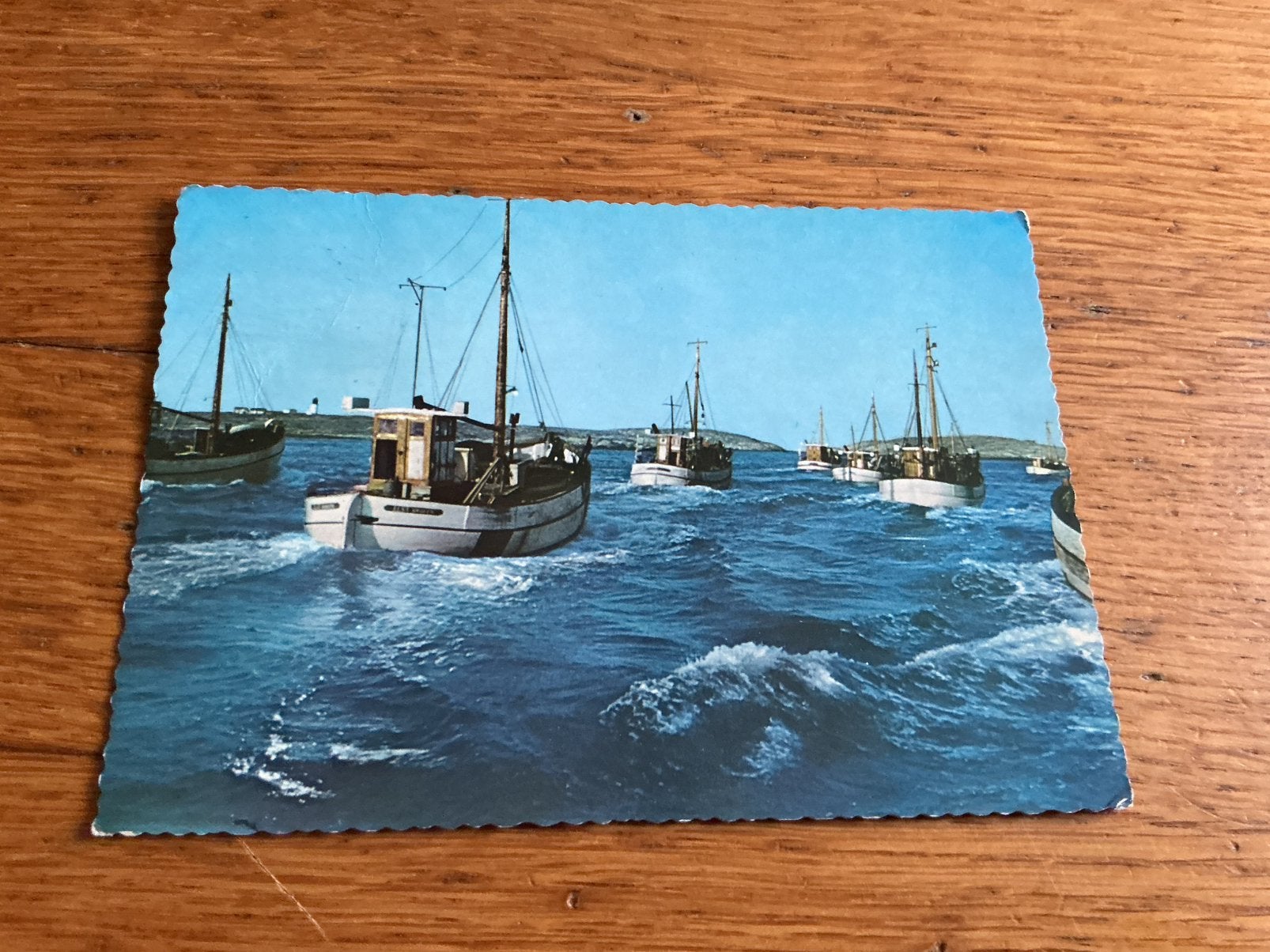 S746 Zweden Bohüslan vissersboot vloot, Ophalen of Verzenden, Overig Europa