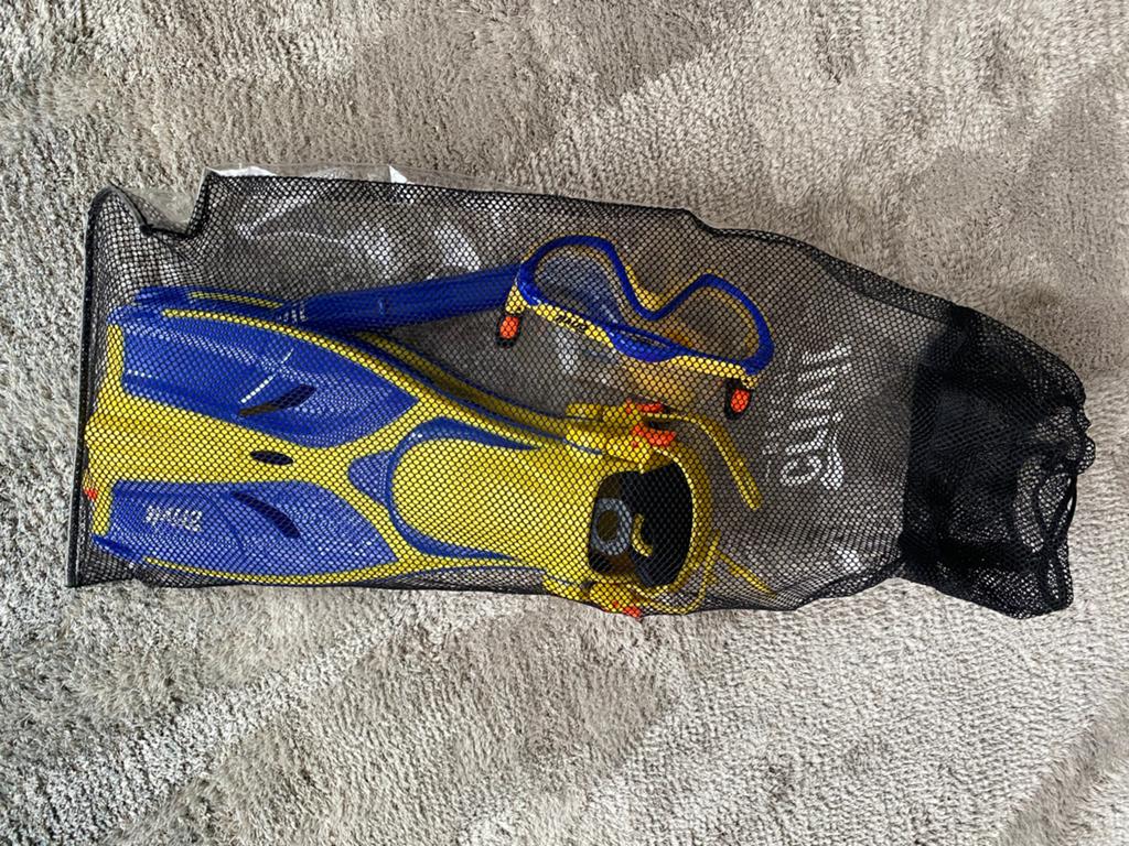 Crivit Snorkelset - Vinnen, masker en snorkel, Ophalen of Verzenden, Zo goed als nieuw, Snorkelset