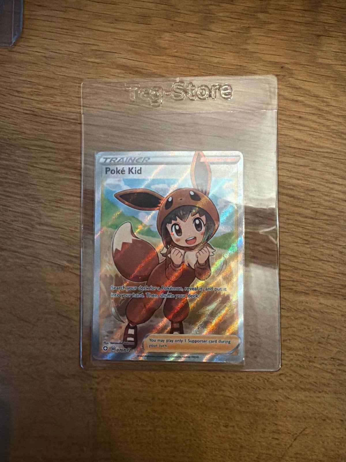 Pokémon TCG: Trainer Poké Kid (Full Art) - Zo goed als nieuw, Hobby en Vrije tijd, Ophalen of Verzenden, Zo goed als nieuw, Losse kaart