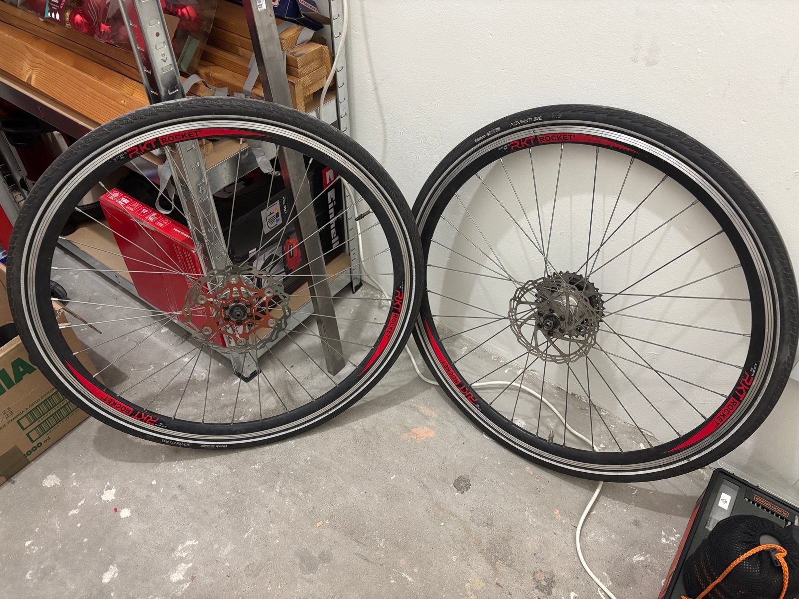 Fietswielen met schijfremmen - Zo goed als nieuw, Zo goed als nieuw, Aluminium, Racefiets, Ophalen