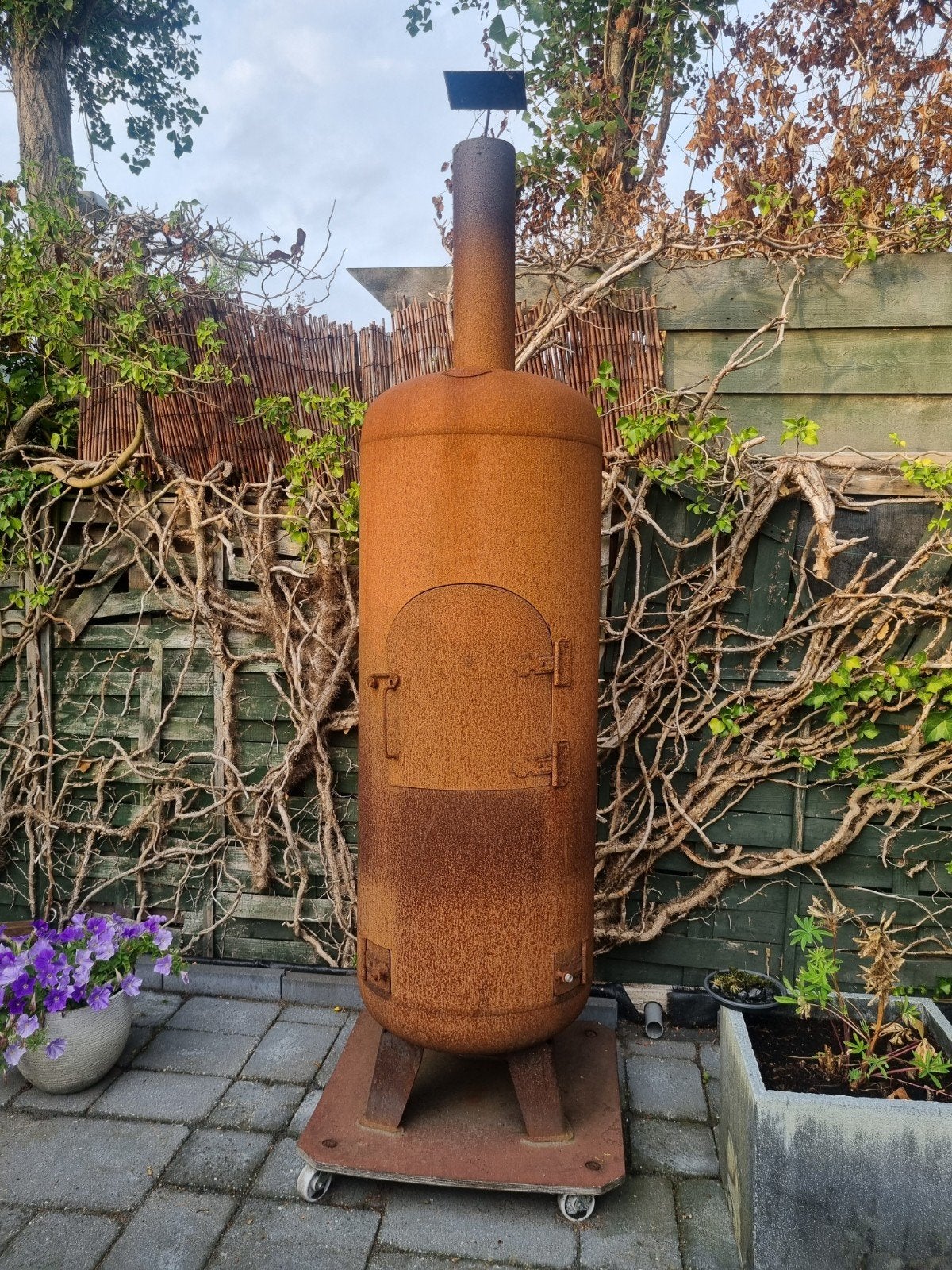 Robuuste Vuurton / Terrashaard - Gezellige Warmte, Tuin en Terras, Vuurkorven, Ophalen, Gebruikt, Vuurton