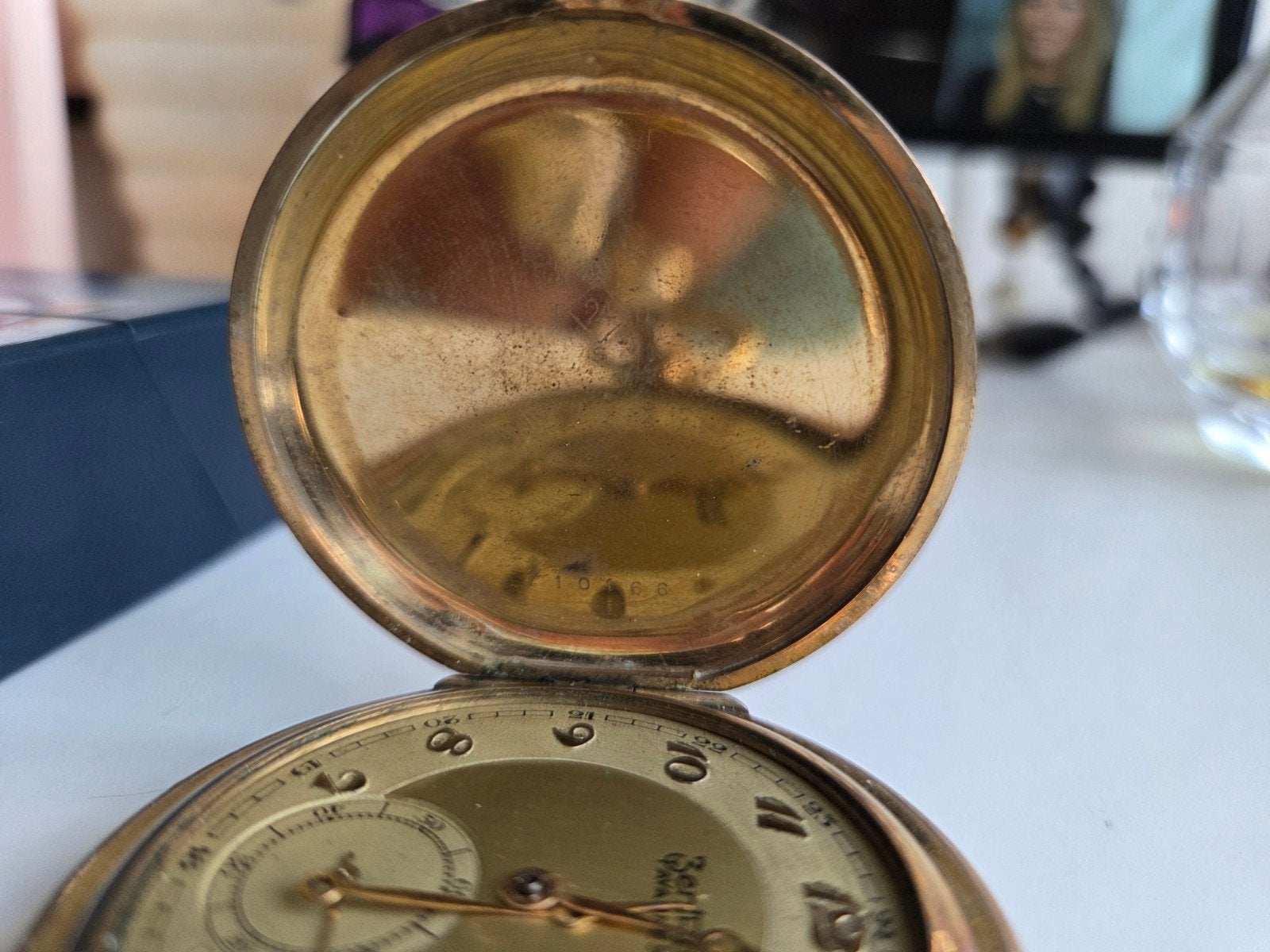 Zentra Gavannes Zakhorloge - Wijzer Los, Overige merken, Zakhorloge, Verguld, 1930 tot 1960