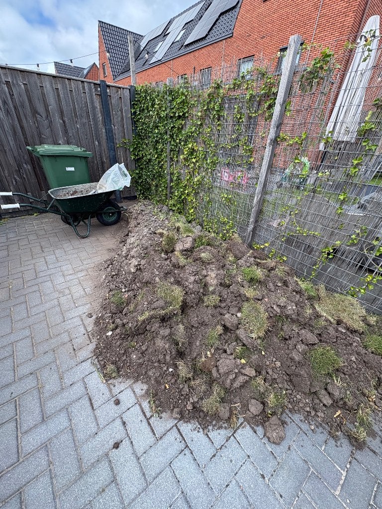 Gratis grond, Ophalen, Tuinaarde