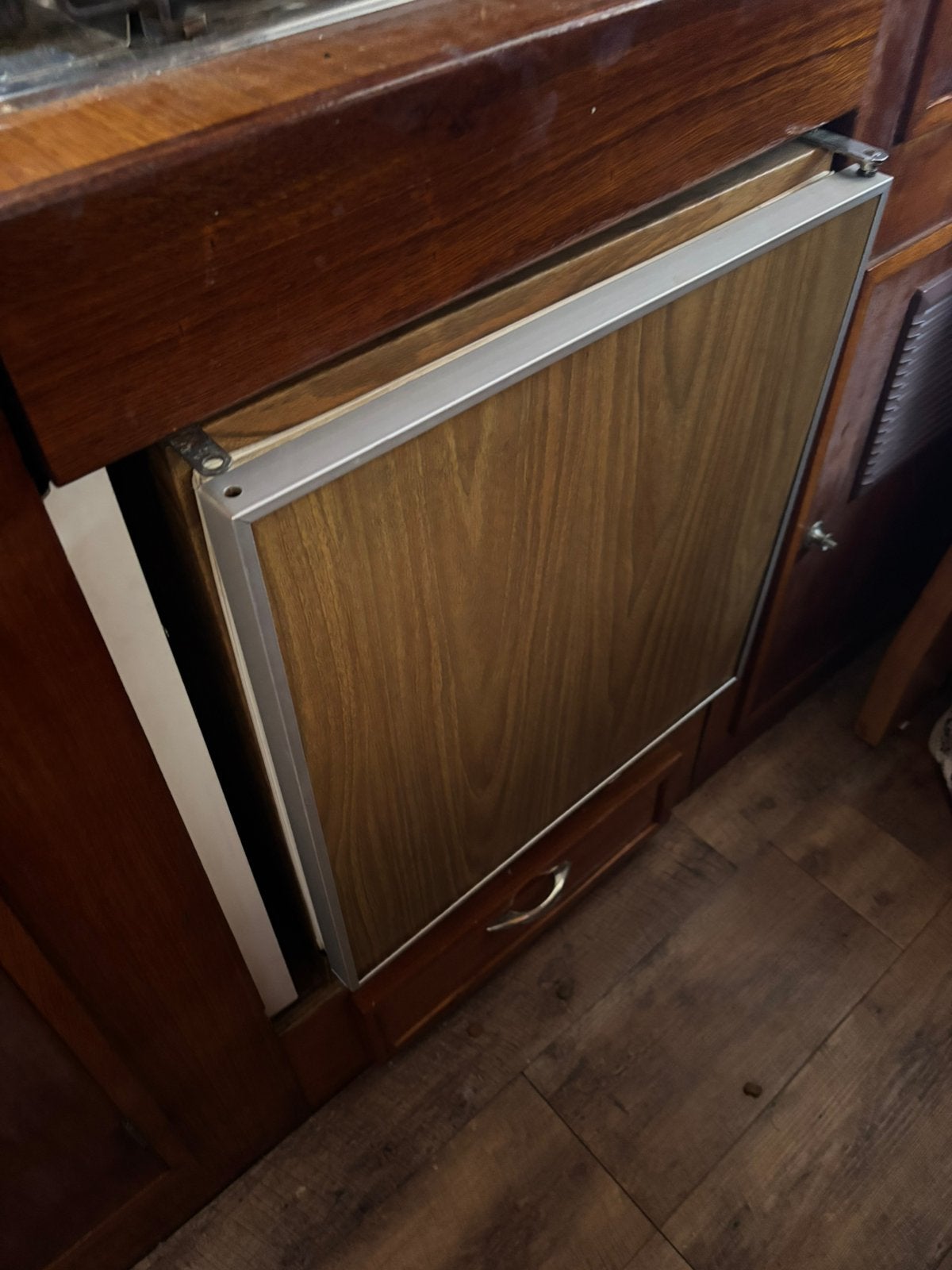 Top werkende leuk retro koelkastje, Witgoed en Apparatuur, Ophalen, Gebruikt, Minder dan 85 cm, Minder dan 75 liter