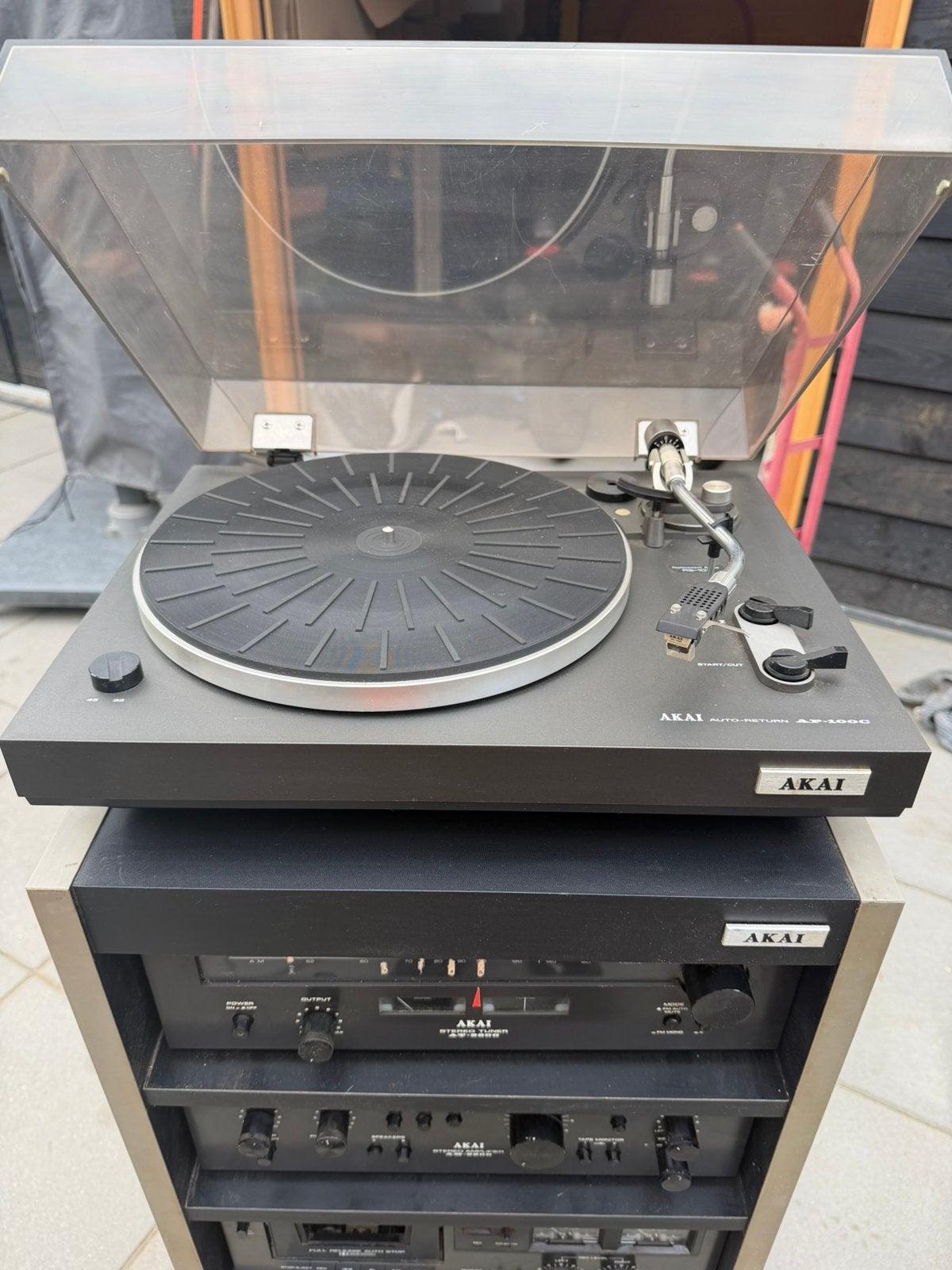 Akai platenspeler AP-100C, Audio, Tv en Foto, Platenspelers, Ophalen of Verzenden, Zo goed als nieuw, Akai