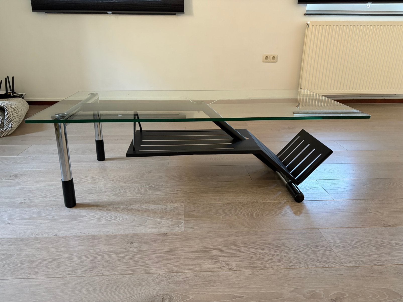 Mooie moderne salontafel, Huis en Inrichting, Bureaus, Ophalen, Gebruikt